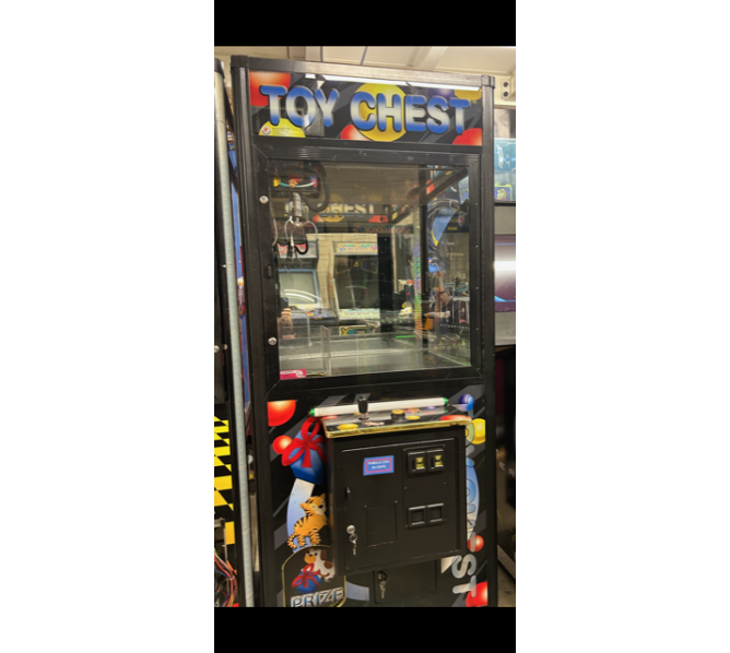 SMART INDUSTRIES TOY CHEST Claw Crane Plush Prize Redemption COIN-OP  TOKENS  BILLS Arcade Machine for sale