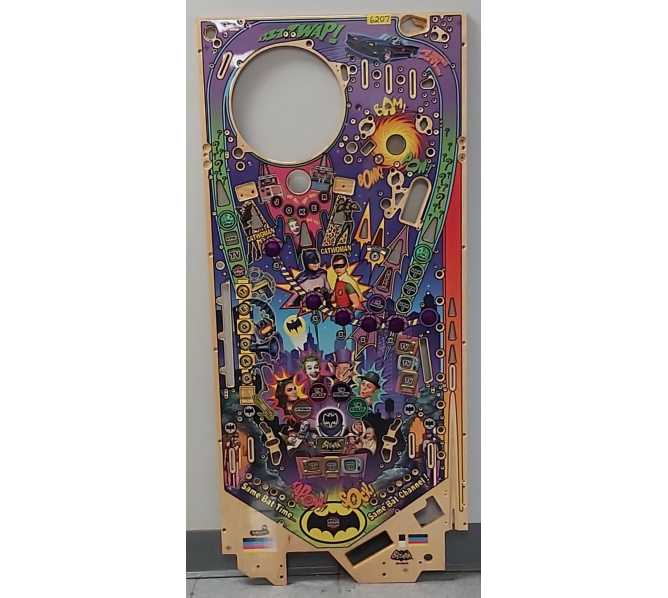 STERN BATMAN Pinball Machine Playfield #830-5112-00 (6207)  