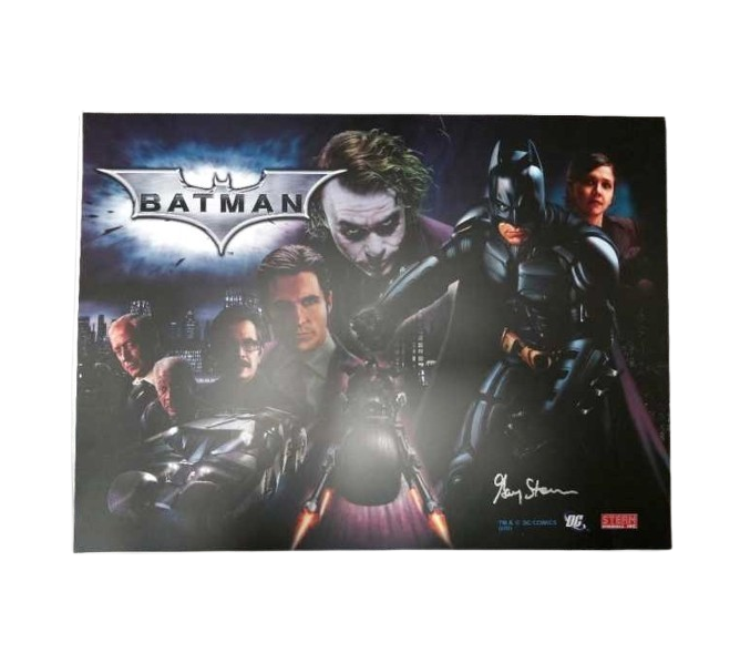STERN BATMAN THE DARK KNIGHT Pinball Translite #830-52A3-00 (1119E)
