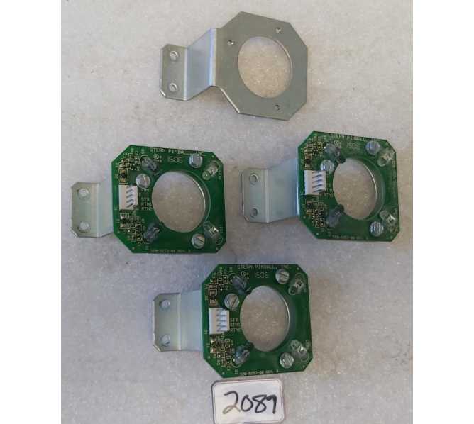 STERN Bank Opto Interrupter Board Assembly w  Bracket Lot #520-5253-00 (2087) 