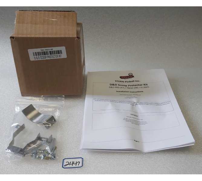 STERN DUNGEONS & DRAGONS Pinball SCOOP PROTECTOR Kit #502-8069-00 (2447)
