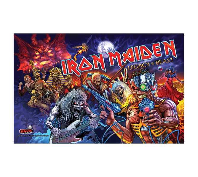 STERN IRON MAIDEN PRO Pinball Machine Translite (5089)