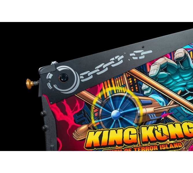 STERN KING KONG: Myth of Terror Island Pinball BREAKING CHAINS SIDE ARMOR Set #502-7086-Z6