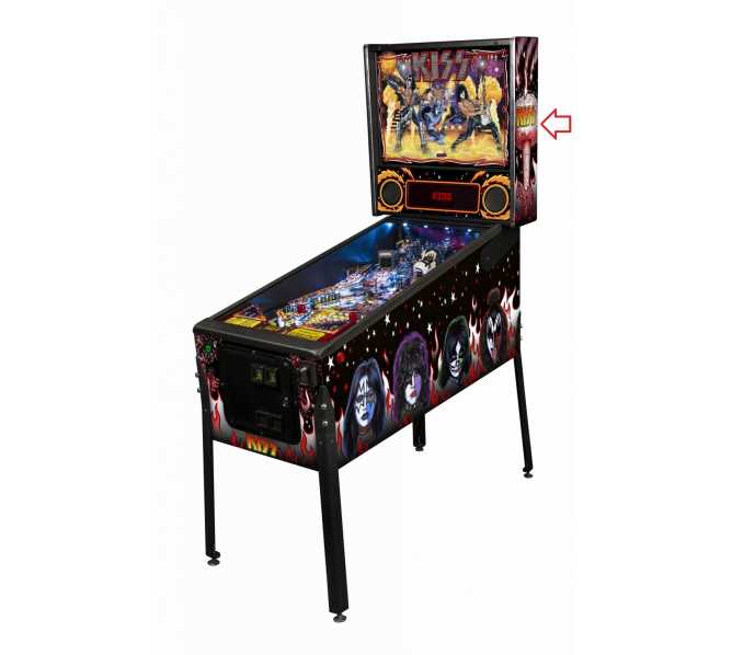STERN KISS PREMIUM Pinball Machine Game Cabinet HEAD Decal #5543  