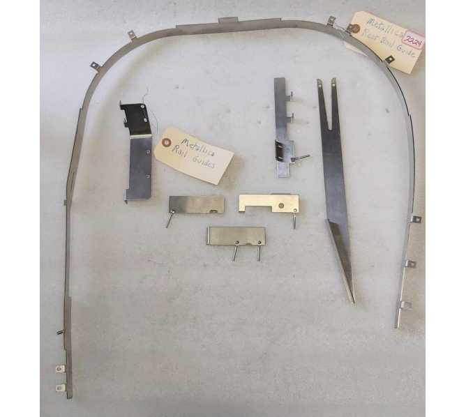 STERN METALLICA PRO Pinball RAIL GUIDE - LoI of 7 Guides (2224)