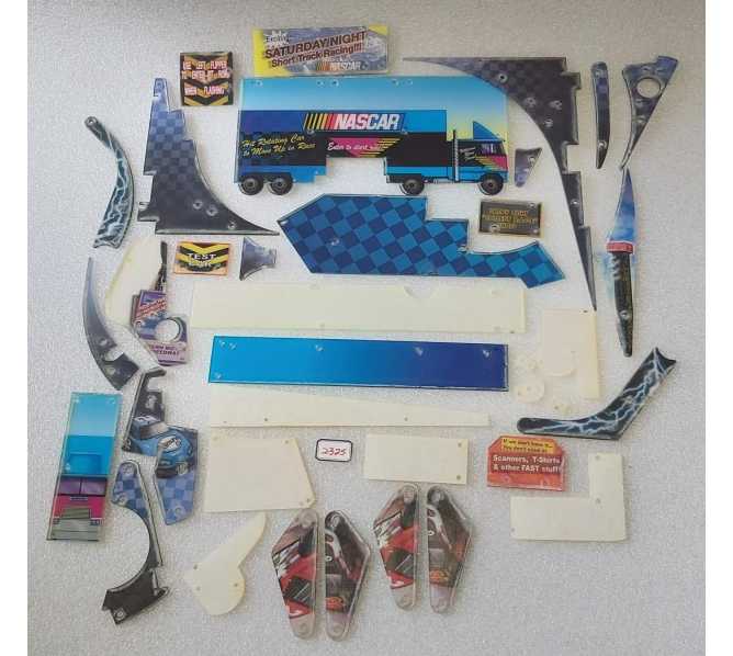 STERN NASCAR Pinball Machine Incomplete Plastic Set (2325)