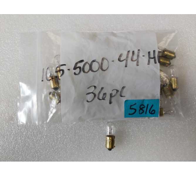 STERN PINBALL #165-5000-44-HF #44 Bulb, Clear Heavy Filament Lot of 36 (5816) 
