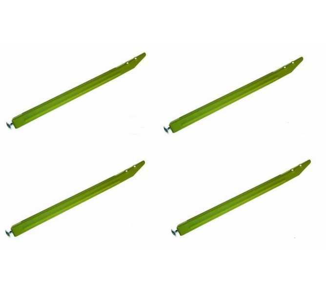 STERN SHREK Pinball Machine GREEN POWDER COATED LEGS 30½ SET of 4 #500-5921-44 (6934)  