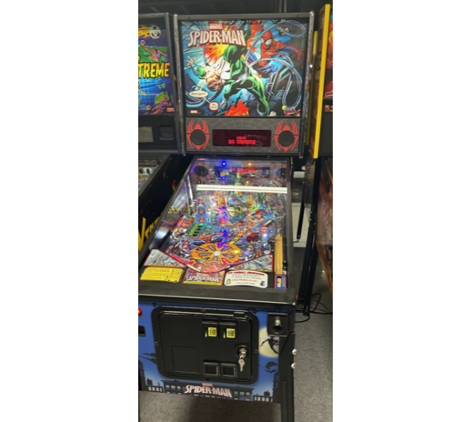 STERN SPIDER-MAN VAULT Pinball Machine for sale 