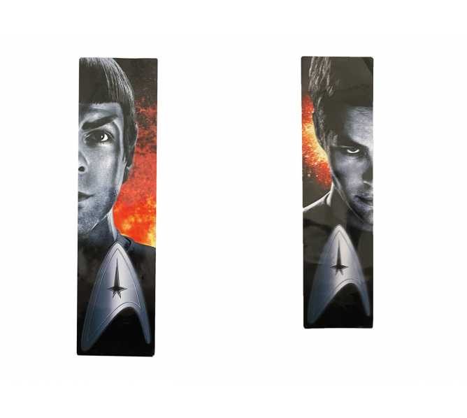 STERN STAR TREK PRO Pinball Machine LEFT & RIGHT SIDE HEAD DECAL SET (7652)