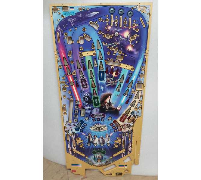STERN STAR WARS PRO Pinball Machine Production Reject Playfield (3002)