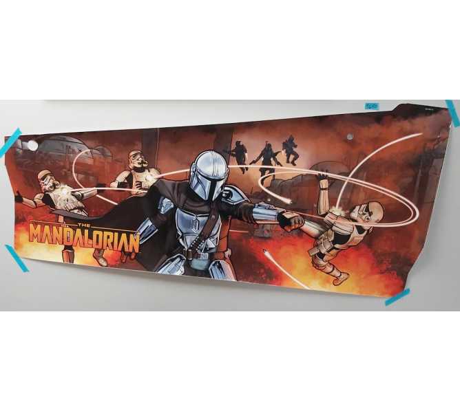 STERN STAR WARS: THE MANDALORIAN PREMIUM Pinball Machine RIGHT CABINET DECAL #820-76S7-04 (7650) 