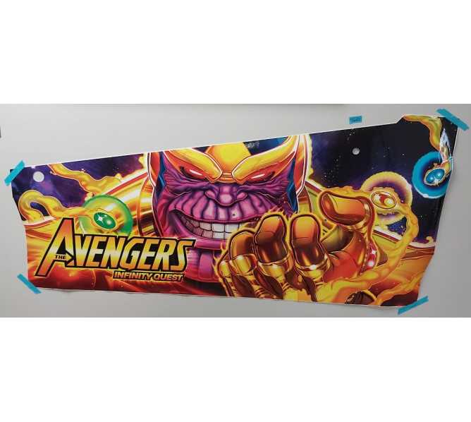 STERN THE AVENGERS PREMIUM Pinball Machine RIGHT CABINET DECAL #820-76R3-04 (7651)  