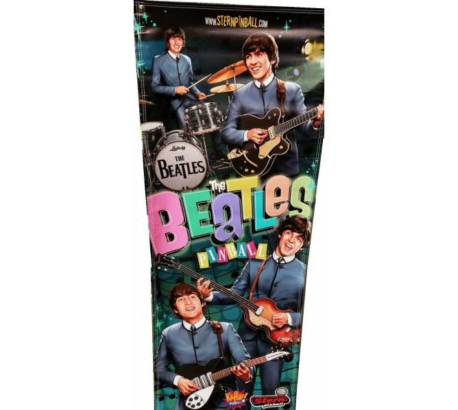 STERN THE BEATLES Original Pinball Machine Game COLLECTIBLE VINYL DISPLAY BANNER #5534 