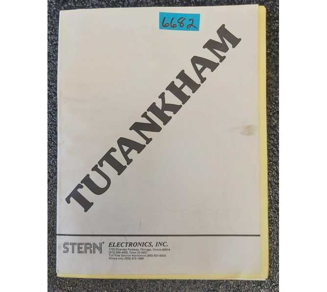 STERN TUTANKHAM Arcade Game SCHEMATICS #6682