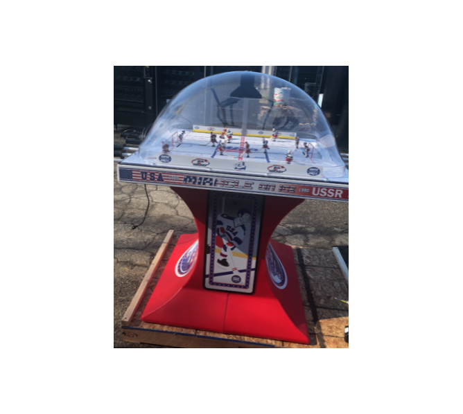 SUPER CHEXX USA vs USSR Split Base Bubble Dome Hockey Arcade Machine Game for HOME for sale Original  