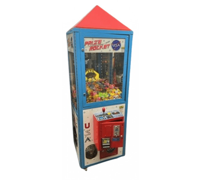 S&B ROUTE 66 CANDY DEPOT & PRIZE ROCKET Claw Crane Arcade Game for sale 