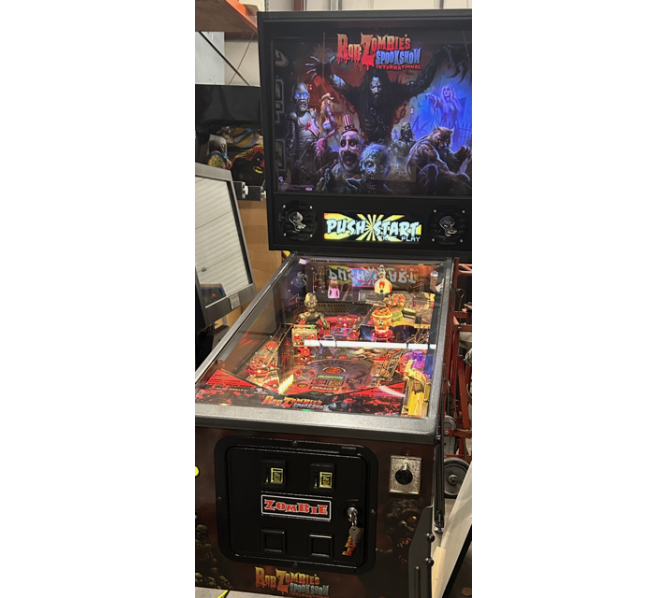 Spooky Pinball's Rob Zombie's Spookshow International Pinball Machine for sale  