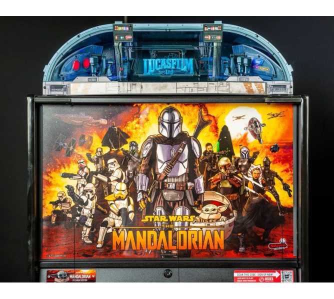 STERN THE MANDALORIAN Pinball Machine Topper #502-7143-00 