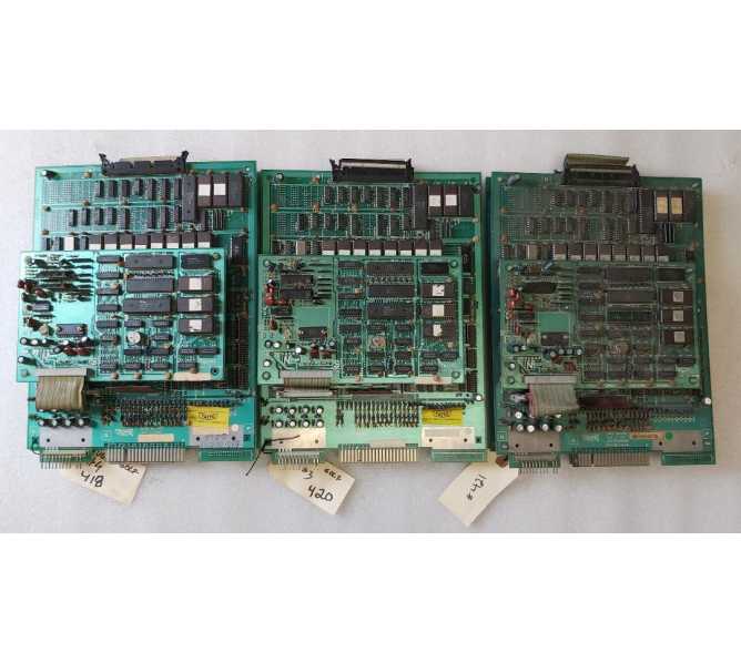 TAITO BIG EVENT GOLF Arcade Game Boards - Lot of 3 - #418,#420,#421 