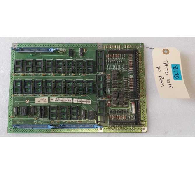 TAITO QIX Arcade Game ROM Board - NO ROMS #08-00003-001(8170) 
