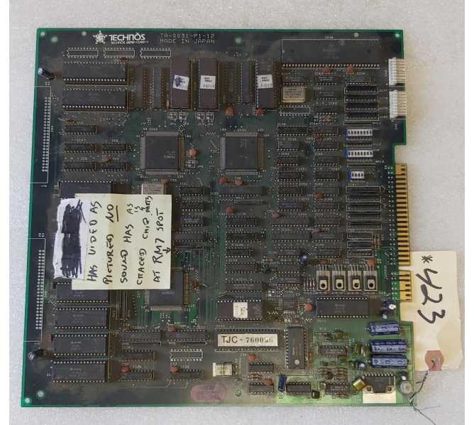 TECHNOS WWF WRESTLEFEST Arcade Game Board #TA-0031-P1-12 (423) 