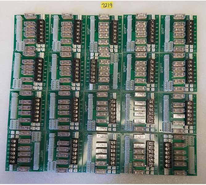 UNIS ATARI PONG Arcade Game FUSEBOARD v1.0 #2016.8.30 (7219) - Lot of 20   