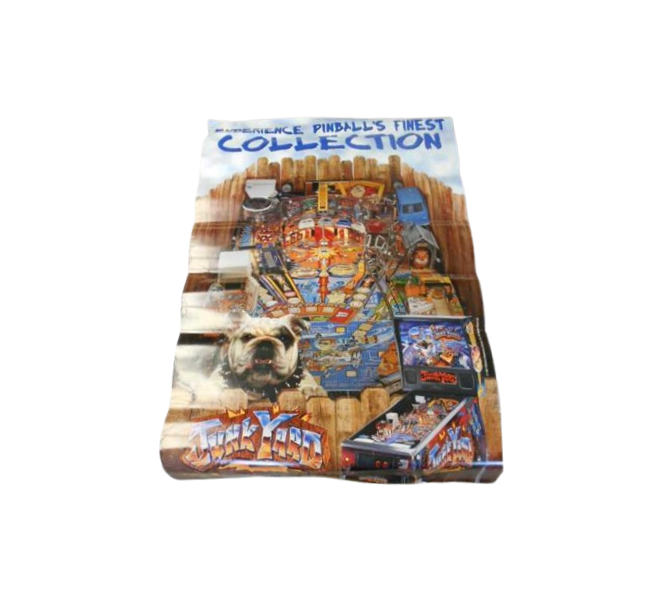 WILLIAMS JUNK YARD Pinball Machine Original Advertising Promotional Poster 36 x 24 (60)