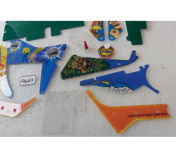 WILLIAMS NO GOOD GOFERS Pinball Machine INCOMPLETE PLASTIC Set #9605 