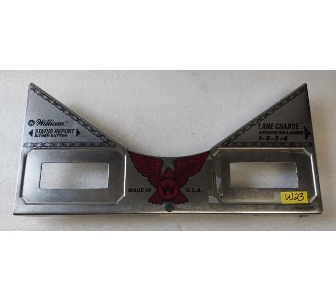 WILLIAMS Pinball Machine METAL APRON #31-1008-542-RD (W23) 