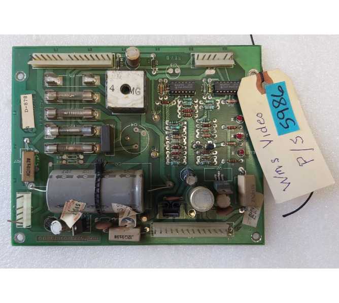 WILLIAMS Pinball VIDEO POWER SUPPLY Board - #5986 