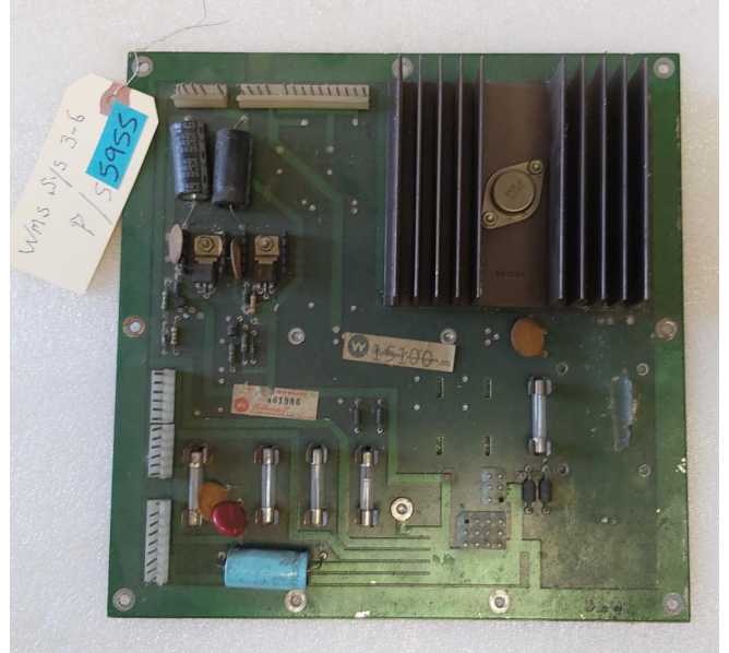 WILLIAMS SYSTEM 3-6 Pinball POWER SUPPLY Board #5955