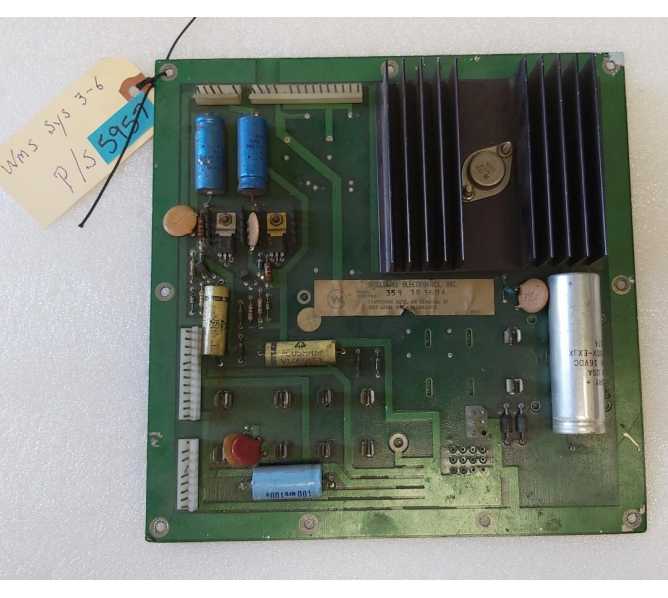 WILLIAMS SYSTEM 3-6 Pinball POWER SUPPLY Board #5957