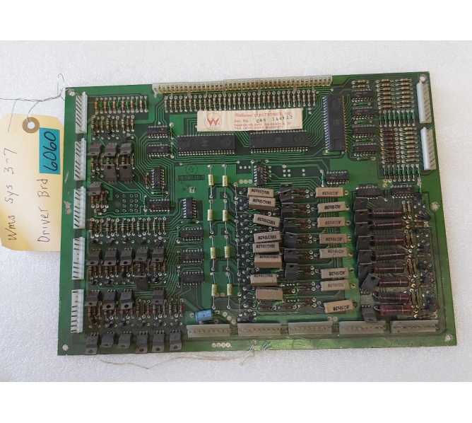 WILLIAMS SYSTEM 3-7 Pinball DRIVER Board - #6060