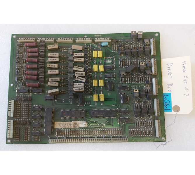 WILLIAMS SYSTEM 3-7 Pinball DRIVER Board - #6061