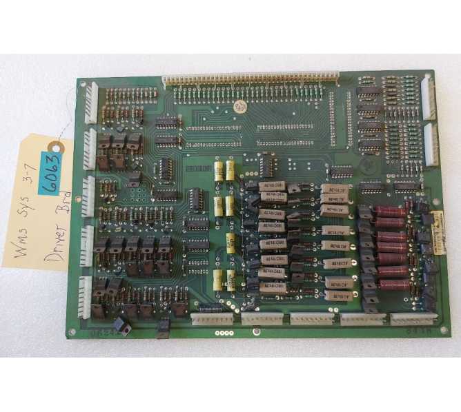 WILLIAMS SYSTEM 3-7 Pinball DRIVER Board - #6063