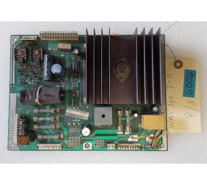  WILLIAMS SYSTEM 7-11 Pinball POWER SUPPLY Board #6006  