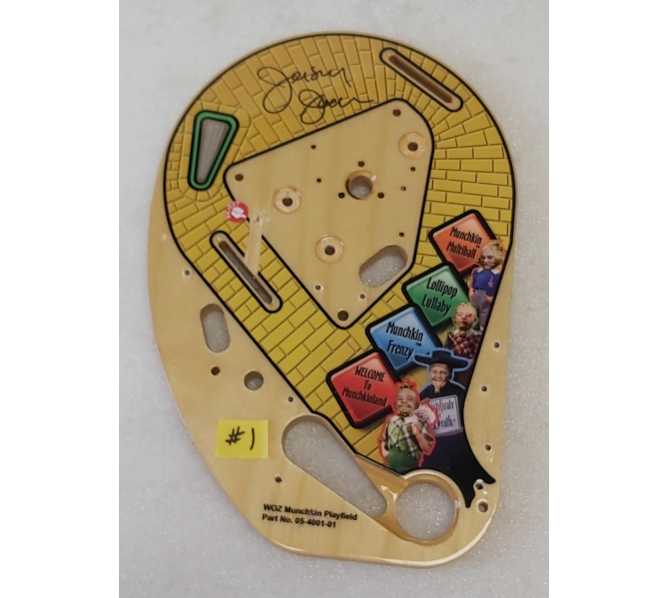 WOZ Wizard of Oz Pinball Machine MUNCHKIN PLAYFIELD PRODUCTION REJECT #05-4001-01 (1) 