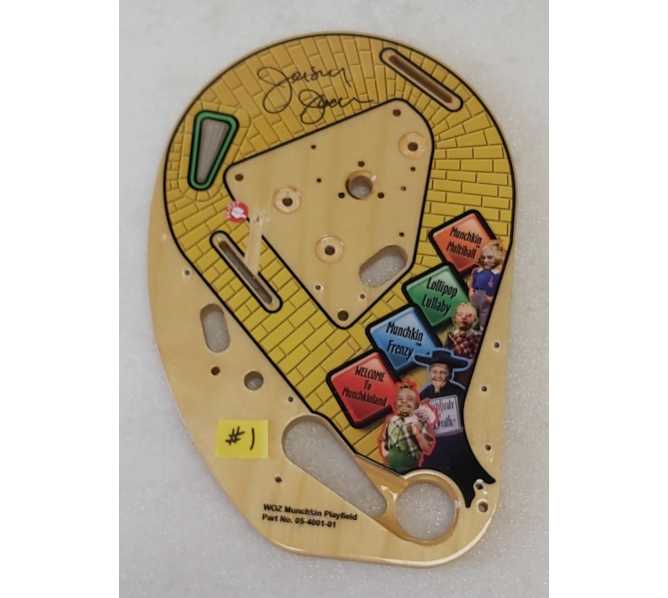 WOZ Wizard of Oz Pinball Machine MUNCHKIN PLAYFIELD PRODUCTION REJECT #05-4001-01 (1) 