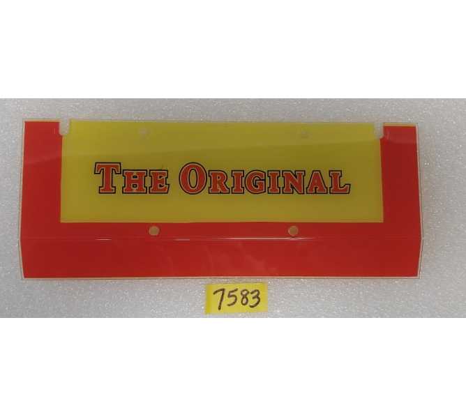 WURLITZER Jukebox Genuine Parts Name Plate Plastic 'THE ORIGINAL' #0004606 (7583)