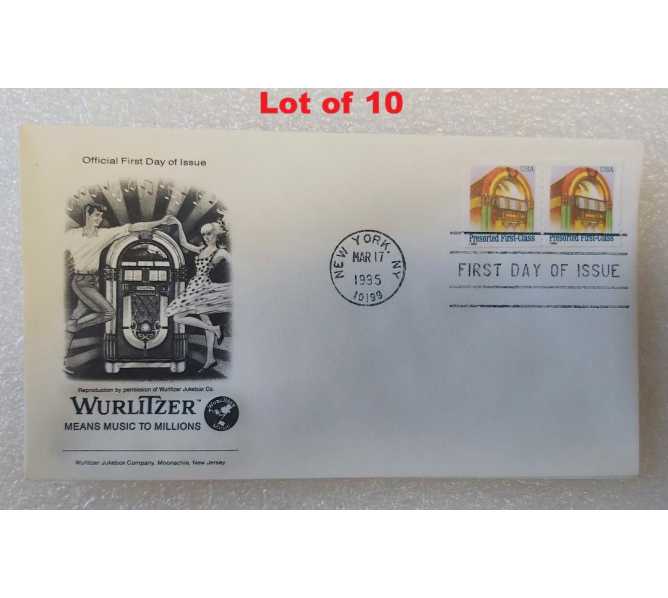 Wurlitzer 1015 Jukebox - Official US First Day of Issue 1995 Envelope & Stamp  