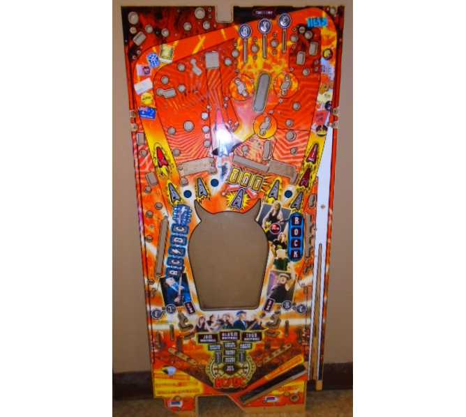AC/DC LE Pinball Machine Game Playfield Production Reject #1138 for sale  