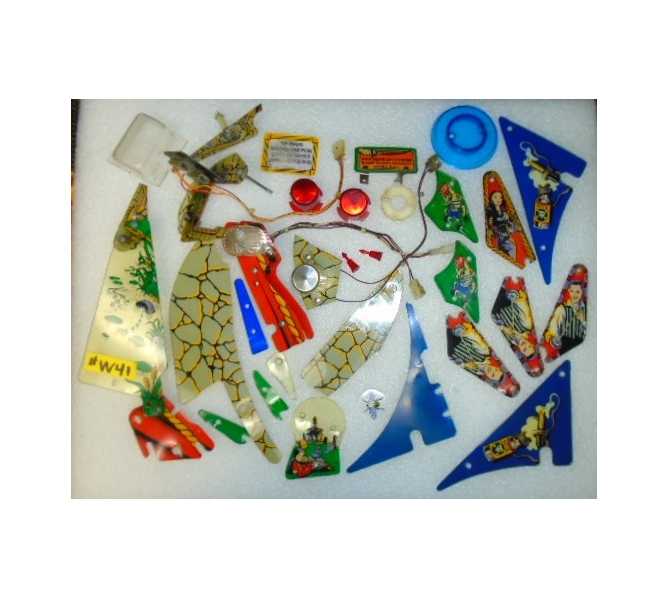 ADDAMS FAMILY Pinball Machine Game Misc. Plastic Lot #W41  