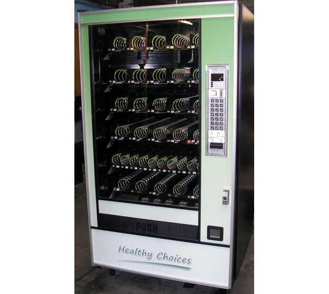 API Model ASR-1 Snack Glass Front Healthy Choices Vending Machine Candy machine Candy vendor Snack machine Snack vendor Refrigerated snack machine Refrigerated snack vendor