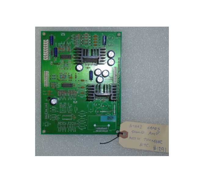 ATARI Arcade Machine Game PCB Printed Circuit SOUND AMP Board for sale - #1291 