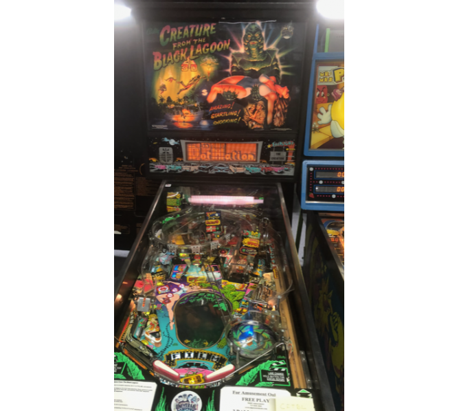 BALLY CREATURE FROM THE BLACK LAGOON Pinball Machine Game for sale 