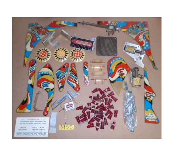 BALLY NITRO GROUNDSHAKER Pinball Machine MISC. PARTS Lot #3955 