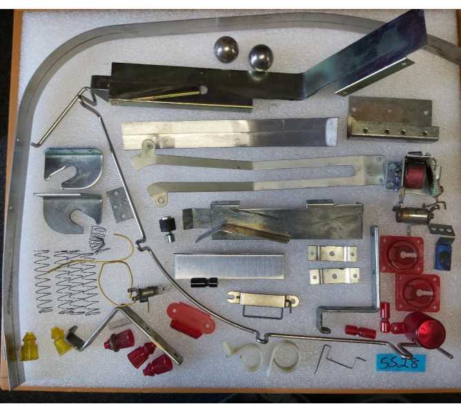 BALLY POOL SHARKS Pinball Machine Game MISC. METAL & PLASTIC LOT #5528 for sale 