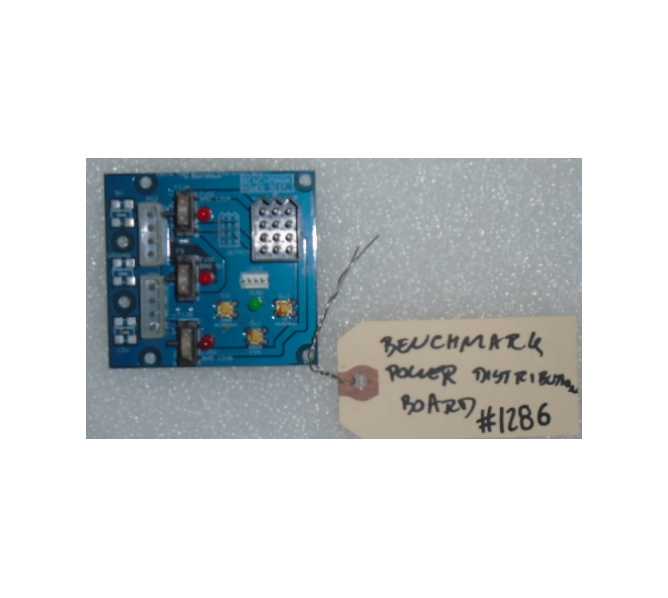 BENCHMARK Redemption Machine Game PCB Printed Circuit POWER DISTRIBUTION Board #1286 for sale 