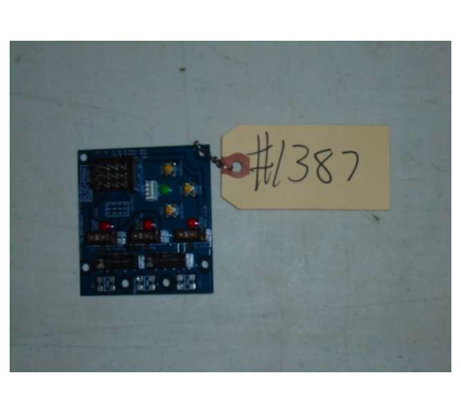 BENCHMARK Redemption Machine Game PCB Printed Circuit POWER DISTRIBUTION Board #1387 for sale 